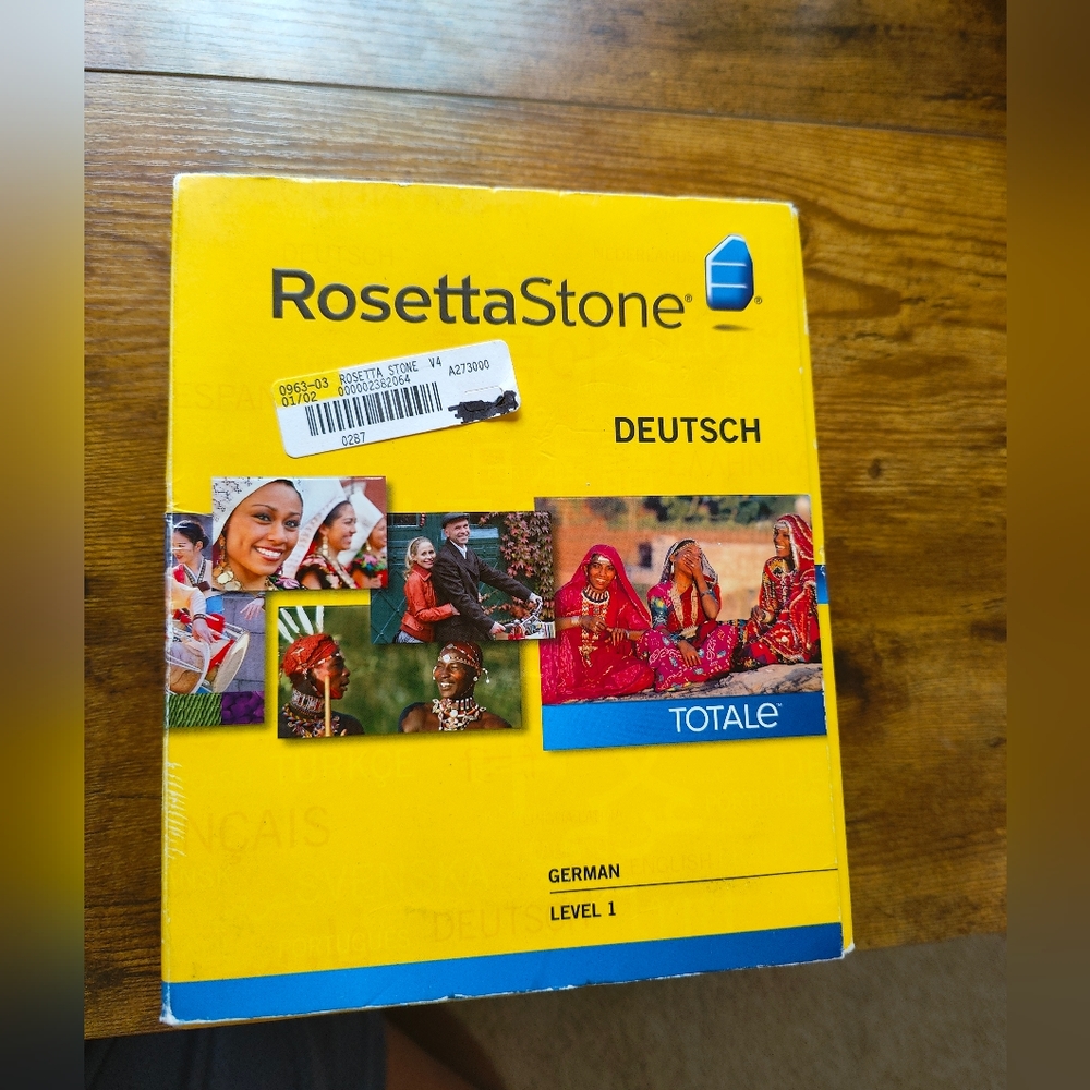 Rosetta Stone TOTALe German Deutsch Version 4 Levels 1